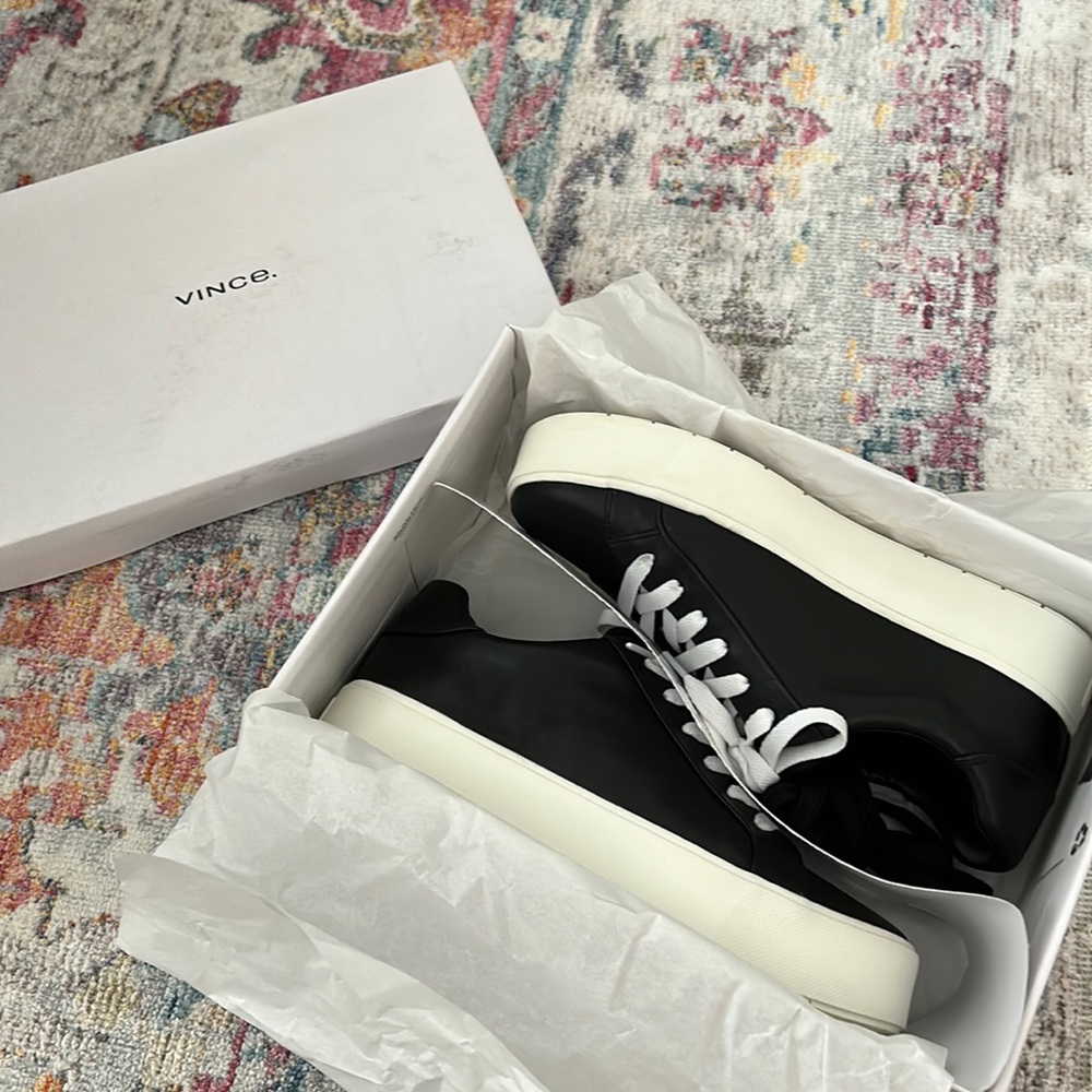 Vince Leather Sneakers